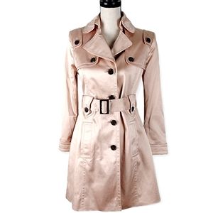 Jessica Simpson Satin Trench Coat